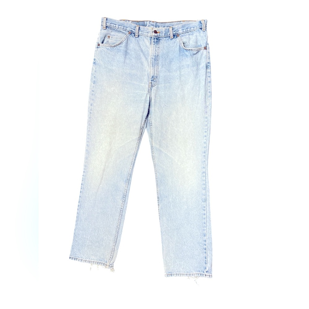 Vintage Orange Tab Levi’s 506 men’s Comfort Straight Fit Denim Sz 38 X 32